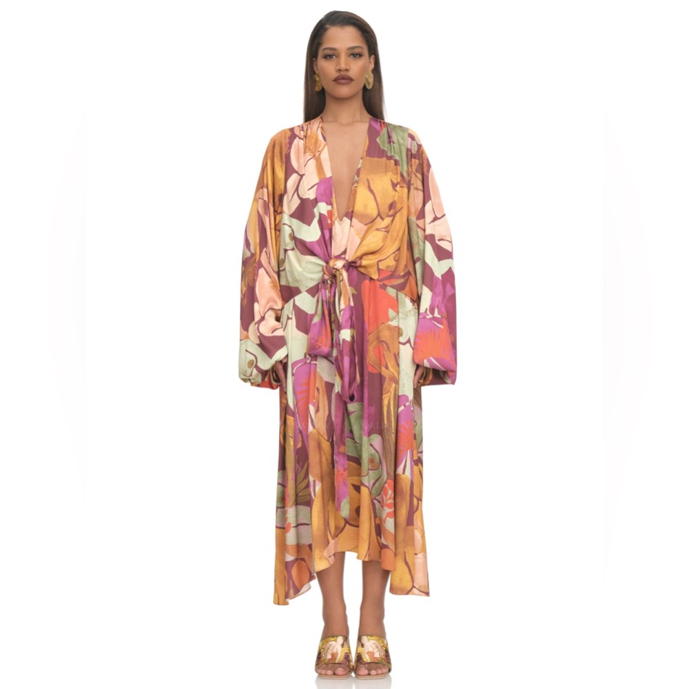 Andrea Iyamah Takwa Dress, Eve Print, One Size